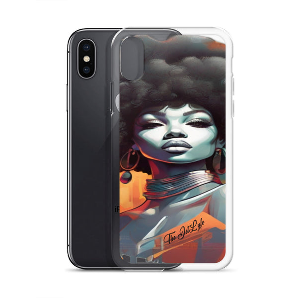 Queen Lyfe Clear iPhone Case