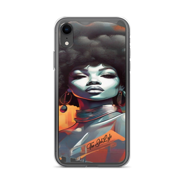 Queen Lyfe Clear iPhone Case