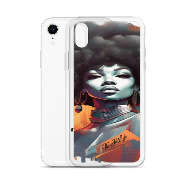 Queen Lyfe Clear iPhone Case