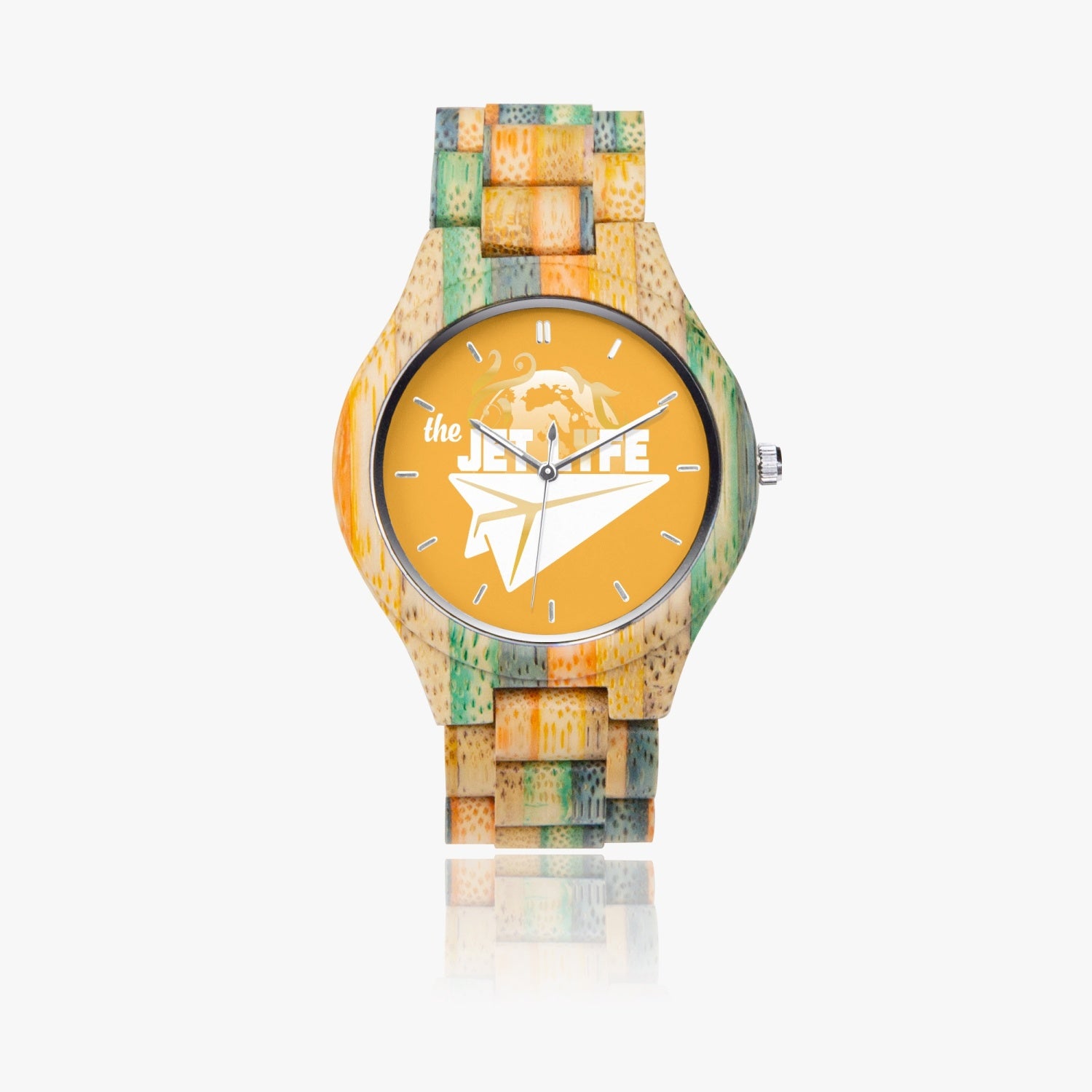 The JL Camouflage Wooden Watch