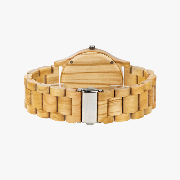 The JL Italian Olive Lumber Wooden Watch