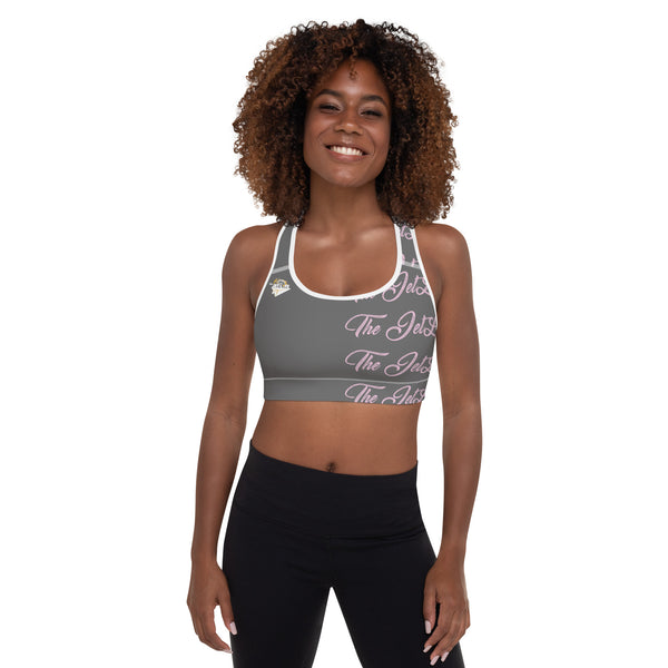 The JL Crooked Letter Sports Bra