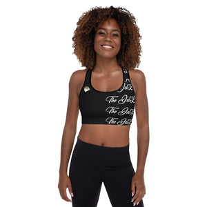 The JL Crooked Letter Sports Bra