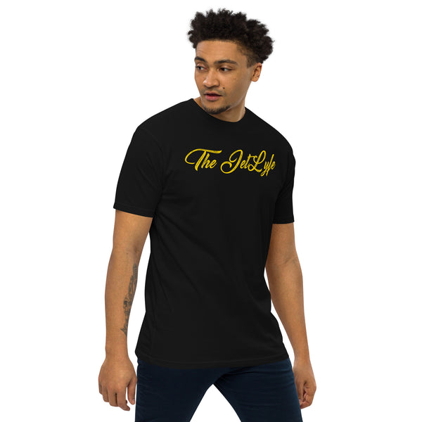 The JetLyfe Crooked Letter Tee (Gold)